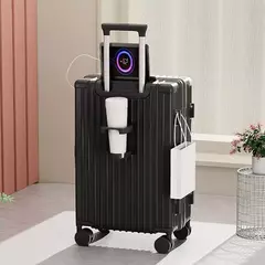 Caixa para bagagem de grande capacidade, roda universal, estojo com senha, mala de viagem, unissexo, novo, 20 ", embarque ABS - loja online