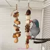 Bloco colorido pássaro moagem brinquedo, Bico moagem brinquedo, Promove a saúde do bico e longos períodos, Entretenimento para treinamento do pássaro papagaio