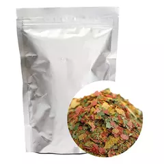 Comida Peixes Ornamentais Tropicais, Peixes Pequenos, Goldfish Feed, Nutritivo, Folha De 3 Cores, Produtos De Peixe, Acessórios De Aquário, 100g na internet