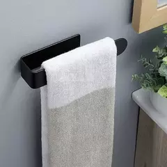 Toalheiro não perfurado toalheiro banheiro rack auto-adesivo banheiro cozinha toalha de mão rack itens domésticos