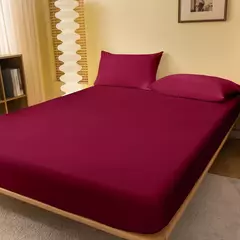 Folha de cama Matte Solid Color, Capa para quarto, Cama sem fronhas, 1 PC - comprar online