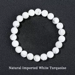 Jd pedra natural lápis-lazúli rocha quartzo ametista contas pulseira para mulheres homens reiki cura fio pulseira energia jóias - Wolf Magazine