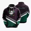 Hoodie Super Ducks para homens e mulheres, impressão 3D, lazer de rua, novo, primavera e outono, 2023
