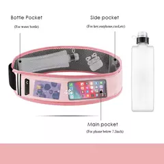 Imagem do Cinto de corrida com garrafa de água para homens e mulheres, bolsa esportiva para celular, mochila de verão, ginástica fitness, maratona invisível