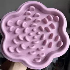 Almofada de lambedor de silicone para animais de estimação, gato e cachorro, comida lenta, antiderrapante, tigela para animais de estimação cw2219 huan le yang guang - loja online
