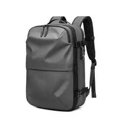 Mochila de viagem de compressão a vácuo de grande capacidade para homens, mochila expandida 17 "laptop, negócios, escola