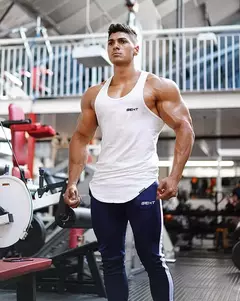 Imagem do GEHT-Calça Skinny Casual Masculina, Moletom Corredores, Treino de Fitness, Calças Track, Moda Masculina, Marca Outono, Nova