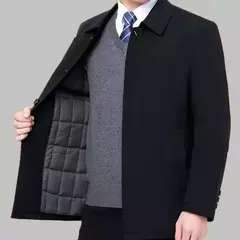 Imagem do Casacos masculinos emendados de cor sólida soltos casuais, tops coreanos grandes, jaquetas com todo o fósforo, roupas da moda, outono, novo, 2023