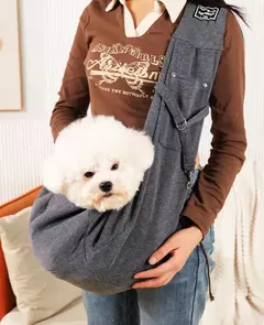 Imagem do Bolsa confortável para cães, bolsa de ombro crossbody para animais de estimação, viagem ao ar livre, portátil, gato, filhote de cachorro, bolsa de transporte para animais de estimação