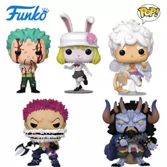 Imagem do Bartolomew kuma figuras de ação série uma peça funko pop luffy zoro usopp anime figuraine coletar modelo brinquedos boneca crianças presentes