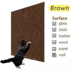 Parede anti gato risco sofá diy gatos placa de risco sofá proteção patas afiar aparável auto-adesivo tapete gatos placa de risco na internet