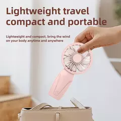 Portátil portátil pequeno ventilador abs leve bonito aparência usb recarregável mini ventilador para em ir resfriamento portátil mini ventilador de bolso - loja online