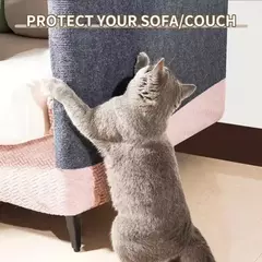 Auto-adesivo anti gato risco sofá gatos placa de risco sofá proteção patas afiar aparável tapete gatos placa de risco brinquedos do gato - comprar online