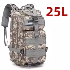 Imagem do Impermeável Tactical Sports Bag, mochila de nylon resistente, mochilas ao ar livre para Trekking, pesca, caça, camping, caminhadas, 25L, 50L