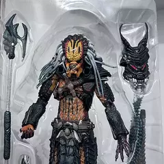 Imagem do Neca figura mais velha predador clã líder guerreiro figura de ação chefe alienígena modelo colecionável brinquedos conjunta móvel presente de ano novo