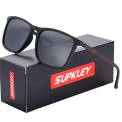 SUPKLEY Óculos De Sol Esportivos para Homens Polarizados Confortável Desgaste Quadrado Óculos de Sol Masculino Light Weight Eyewear Acessório com Origina - Wolf Magazine
