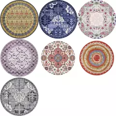 Tapete Home Retro americano para sala de estar, área grande, tapete antiderrapa - comprar online