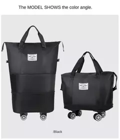 Bagagem expansível roda universal, grande capacidade, separação seca e úmida, leve, saco de armazenamento para viagens e fitness na internet