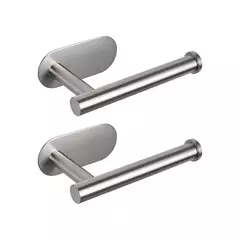 Aço inoxidável de parede Toilet Paper Holder, sem perfuração, Toalha Roll Dispenser, Banheiro e Cozinha, Aço Inoxidável SUS304 - Wolf Magazine