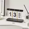 Estilo Minimalista Calendário De Madeira, Sala De Estar e Decoração De Escritório, Modern Desk Acessórios, Simples Home Decor, Artesanato Presente