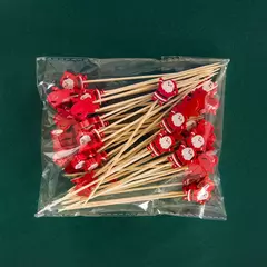 Natal Fruit Food Sticks, Papai Noel, floco de neve, boneco de neve, Cocktail Toothpick, Cupcake Topper, Decoração do partido, 50 pcs, 100pcs - Wolf Magazine