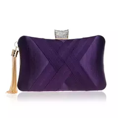 Sekusa-bolsa de noite com borla feminina, bolsa de ombro com corrente, festa de casamento - comprar online