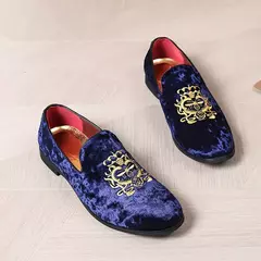 Sapatos de couro de camurça para homens, sapatos de casamento, sapatos baixos Oxford, mocassins bordados, tamanho grande, alta qualidade, designer, luxo, festa na internet