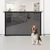 Cercas de barreira para cães de estimação, com 6 peças de gancho, rede isolada para animais de estimação, portão de escada, novo cercadinho dobrável de malha respirável para cerca de segurança de cães