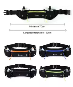 Marathon Trail Running Waist Pack para homens e mulheres, bolsa de cintura para telefone, garrafa de água, mochila esportiva, fitness, bolso duplo, cinto de corrida - loja online