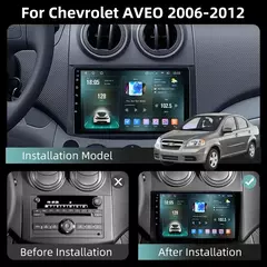 2din android 12 rádio do carro para chevrolet aveo t250 2006-2012 reprodutor multimídia carplay auto autoradio navigatore unidade principal estéreo na internet