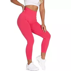 NVGTN Sólida Sem Costura Leggings Mulheres Soft Workout Tights Fitness Outfits Yoga Calças Alta Waisted Gym Wear Spandex Leggings - loja online