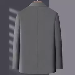 Fato casual ultra fino de seda gelo masculino, casaco pequeno, sem raços, negócio high-end, verão, pequeno, leve, luxo, novo