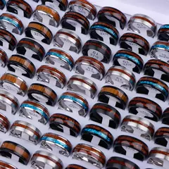 10 pçs/lote atacado moda simples anel de aço inoxidável para homens mulheres belas na moda punk jóias vintage presentes festa aniversário - loja online