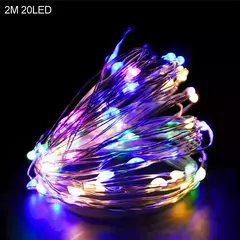 2m 20led papai noel floco de neve led luz corda decoração de natal para casa ornamento da árvore de natal 2024 navidad crianças presente ano novo - Wolf Magazine
