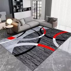 Tapete geométrico nórdico para sala de estar Tapetes de grande área Tapete de banheiro moderno Decoração luxuosa Mesa de sofá Tapis - loja online