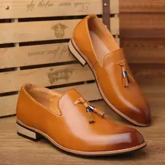 Oxfords de escritório formal masculino, Sapatos de casamento Oxford, Mocassins franjados, Sapatos sociais de luxo - loja online