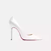 Bombas de couro genuíno para mulheres, fundo vermelho, dedo apontado, salto alto, estilete elegante, sapatos femininos, tendência luxuosa, 44, 2024