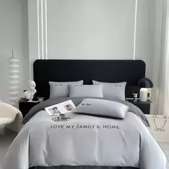 Conjunto de cama de algodão egípcio com lençol, capa de edredão, fronhas, roupa de cama, rei, rainha, duplo, duplo, luxo nórdico na internet