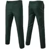 Calça masculina monocromática de terno de negócios, calça casual masculina, boutique, fina, alta qualidade, nova moda, 2023