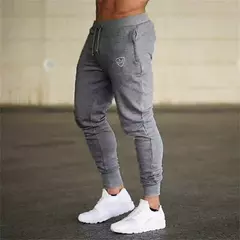 Calça esportiva elástica masculina, moletom confortável, estampada, correr, fitness, treinamento, primavera, verão, novo, 2022 - Wolf Magazine