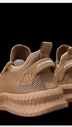 Tênis casual leve masculino, tênis esportivo de malha respirável, tênis atlético resistente a odores, slip-on com cadarços