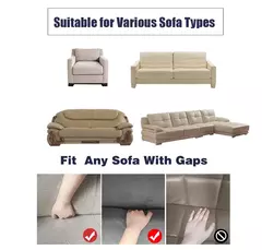 Tampa de veludo grosso do sofá para a sala de estar, tampa elástica, sofá de canto em forma L, estiramento, 1,2, 3,4 Seater - loja online