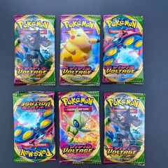 Imagem do 10/20pc pokemon cartão brilhante destinos estilo inglês impulsionador batalha carte cartão de negociação jogo coleção gx v ex cartões brinquedos crianças presentes