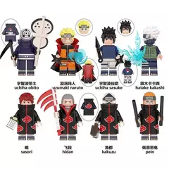 Naruto akatsuki blocos de construção figura ação brinquedos anime modelo periférico crianças bloco figuras acessórios bonecas criança brinquedo presentes - loja online