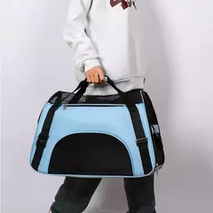 Imagem do Saco de transporte portátil para cães e gatos, bolsa de viagem dobrável para gatos, bolsa de viagem para animais de estimação