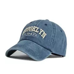 Boné de beisebol para quatro temporadas masculino e feminino, casual retrô lavado de algodão, bordado snapback, proteção solar unissex, verão, 4 estações - comprar online