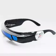 X-men Cyclops Cosplay óculos polarizados para homens mulheres Memory Material Shield Designer Sunglasses - comprar online