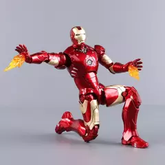 ZD Brinquedos Homem de Ferro Série Filme Action Figure, Movable Joint, Mark Dolls, MK1, MK2, MK3, MK4, MK5, MK6, MK7, MK42, MK43, MK50, 7 em na internet