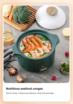 Imagem do Caçarola de 2.8/4/5l, panela resistente a altas temperaturas, panela de molho de cerâmica, fogão reforçado com alça, ferramenta de cozinha