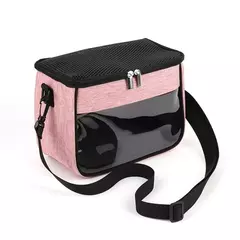 Portátil pequeno animal de estimação saco de viagem respirável saco de transporte animal coelho hamster ouriço furão ao ar livre bolsa de ombro inclinada na internet